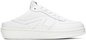 rag & bone Baskets de court de style mule rétro blanches