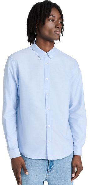 A. P.C. Oxford Button Down Bleu M
