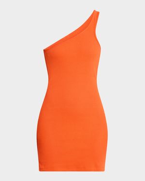 Addison One-Shoulder Mini Bodycon Tank Dress