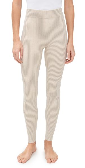 Lunya Ribbed Leggings Calm Tan S
