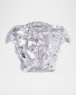 Medusa Grande Vase in Crystal - 6"