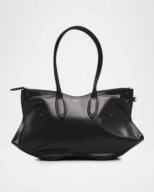 Manta Sculptural Nappa Leather Shoulder Bag