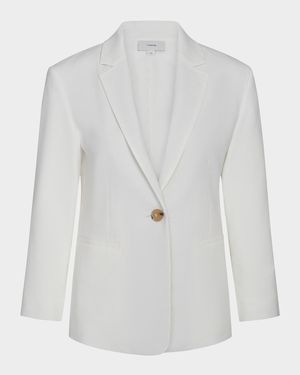Shrunken Linen Blazer