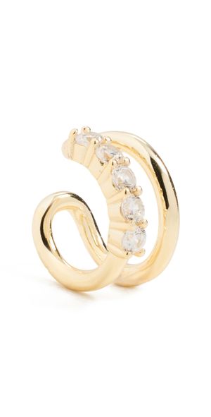 SHASHI Manchester Ear Cuff Gold One Size