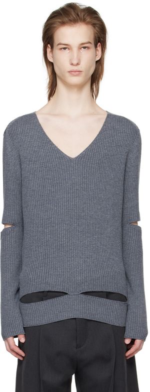T/SEHNE SSENSE Exclusive Gray Sweater
