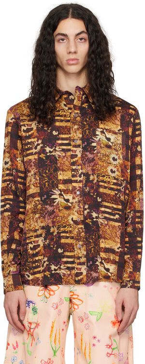 Collina Strada Brown Convention Shirt