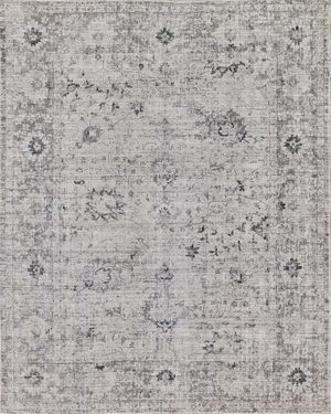 Cambridge Hand-Loomed Gray & Silver Rug, 6' x 9'