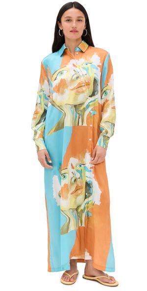 Dur Doux Kesi Maxi Shirt Dress Golden Hour S