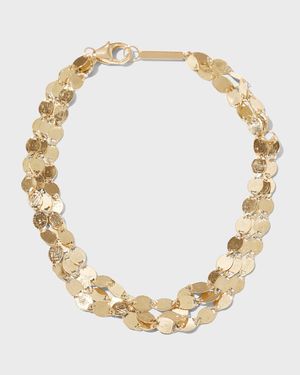 Nude Multi-Strand Chain Bracelet in 14K Gold