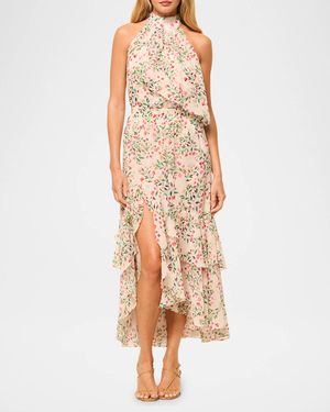 Anka Chiffon Halter Top