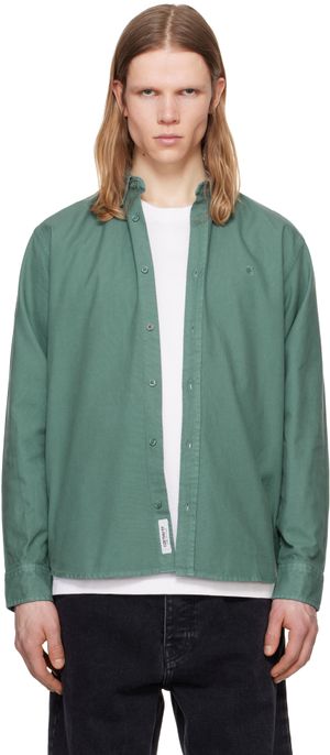 Carhartt Work In Progress Green Bolton Shirt