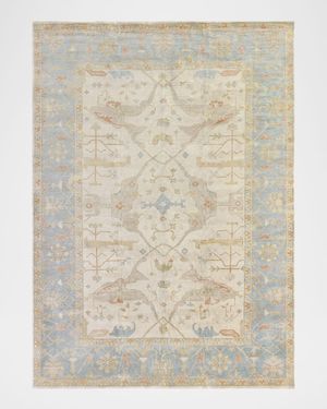 Ocean Light Oushak Rug, 10' x 14'