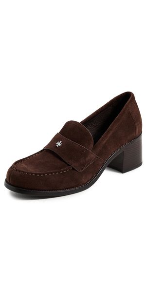 Tory Burch Classic Heeled Loafers 55mm Dark Cocoa 6