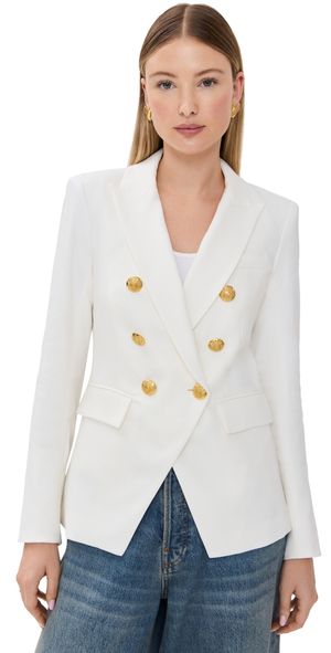 Veronica Beard Miller Dickey Jacket White 6