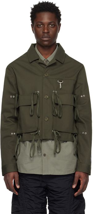 Reese Cooper Khaki Modular Pocket Jacket