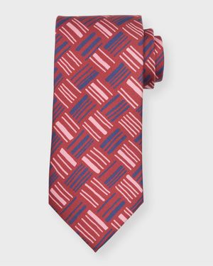 Men's Printed Silk Tie