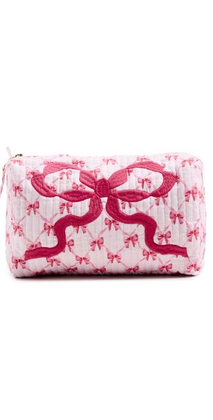 LoveShackFancy Octavia Pouch Peppermint Pink One Size