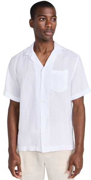 Frescobol Carioca Angelo Linen Shirt White M