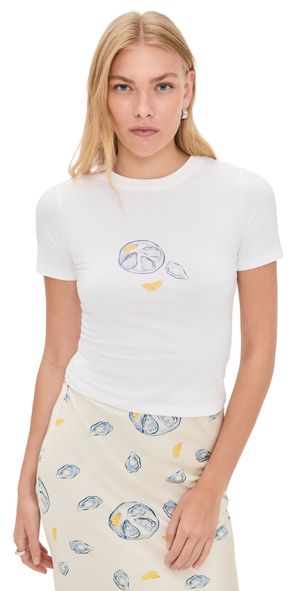 Never Fully Dressed Oyster Baby T Shirt White XXL