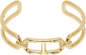 TOM FORD Bracelet manchette moyen doré à ferrure Whitney