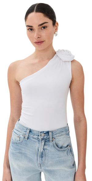 LE BOP Carrie One Shoulder Top Black XL