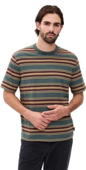 PS Paul Smith Striped Tee Dark Olive L