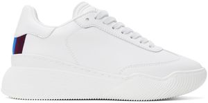 Stella McCartney White Loop Lace-Up Sneakers