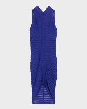 Skeleton Sheer Midi Dress