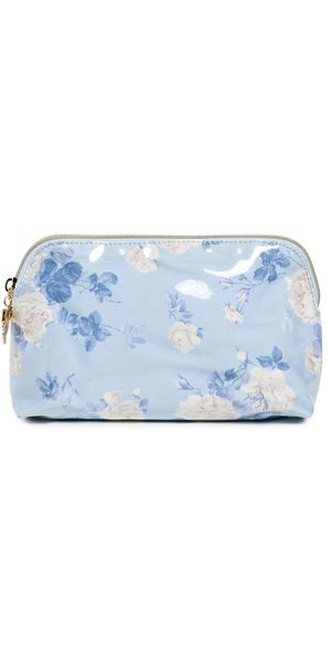 LoveShackFancy Small Travel Pouch Whisper Blue One Size