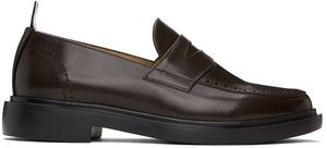 Thom Browne Brown Classic Penny Loafers