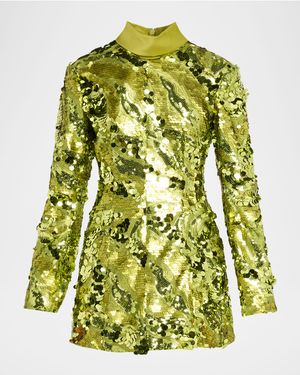 Toni Sequined Mini Dress