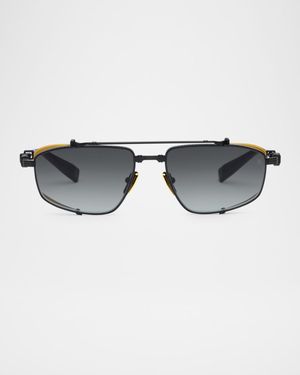 Brigade-V Aviator Titanium Sunglasses