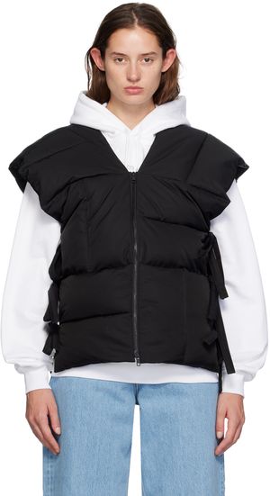 Kenzo Black Kenzo Paris Sleeveless Puffer Jacket