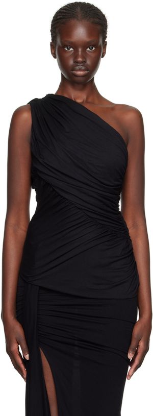 Rick Owens Lilies Black Amira Tank Top