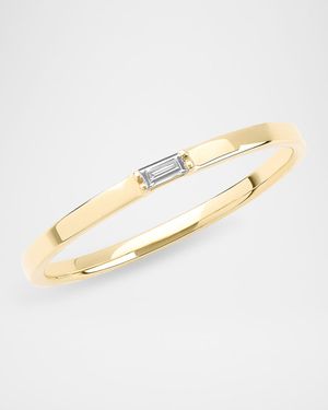 Solo Baguette Diamond Ring