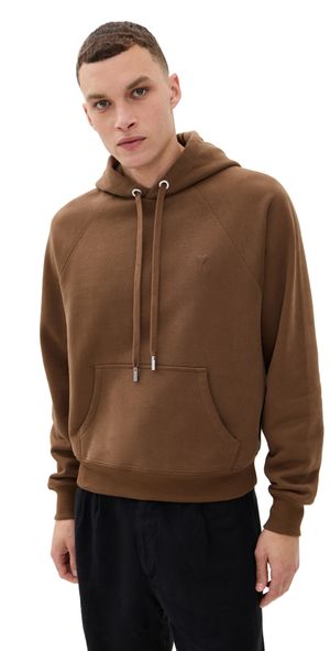AMI Adc-Adc Hoodie Noisette L
