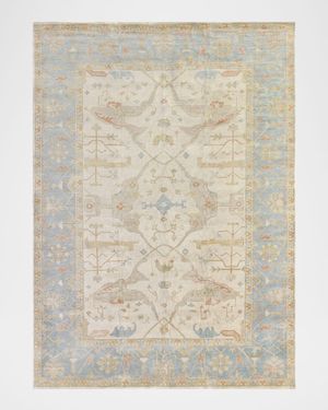 Ocean Light Oushak Rug, 4' x 6'