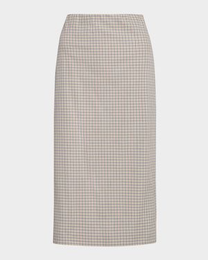 Gardeners Check Pencil Skirt