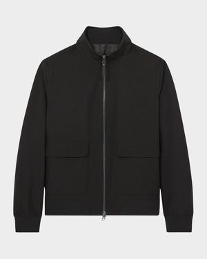 Men's Funnel-Neck Zip Jacket