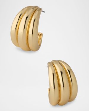 Yvette Golden Hoop Earrings