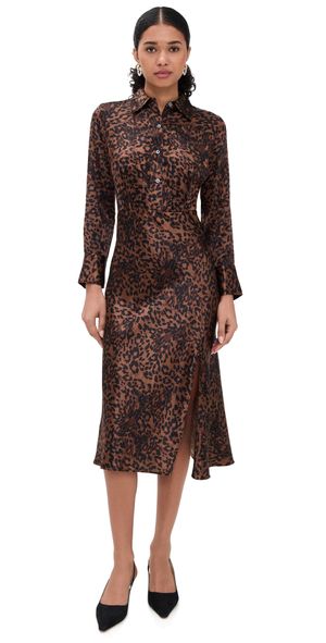 RAILS Jazlyn Shirtdress Ginger Spotted XS