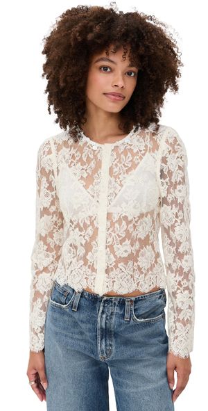 ASTR the Label Antoinette Top White XL