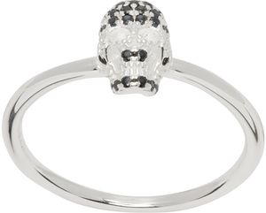 Stolen Girlfriends Club Bague graphique argentée exclusive à SSENSE