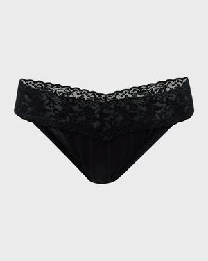 Signature Lace Organic Cotton V-Kini Panties