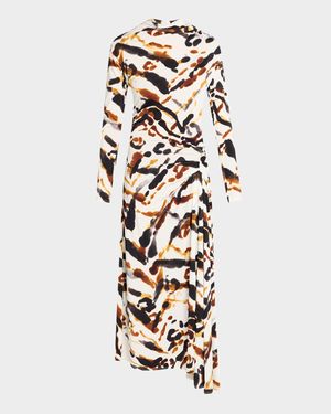 Lia Long-Sleeve Maxi Dress