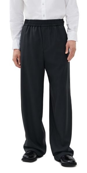 AMI Light Wool Twill Pant Elastique Anthracite L