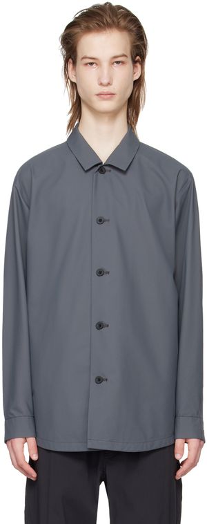 Goldwin Chemise surdimensionnée grise