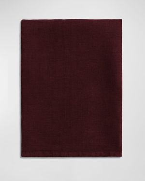 Linen Sateen Napkins, Wine - Set of 4