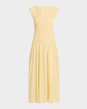 Skye Smocked Drop-Waist Dress