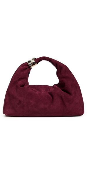 Madewell Suede Hand Held Ring Pouch Cabernet One Size